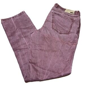 Hiltl Seth 5-Pocket Cotton Blend Casual Jean Cut Pants Light Burgundy Mens 38x32